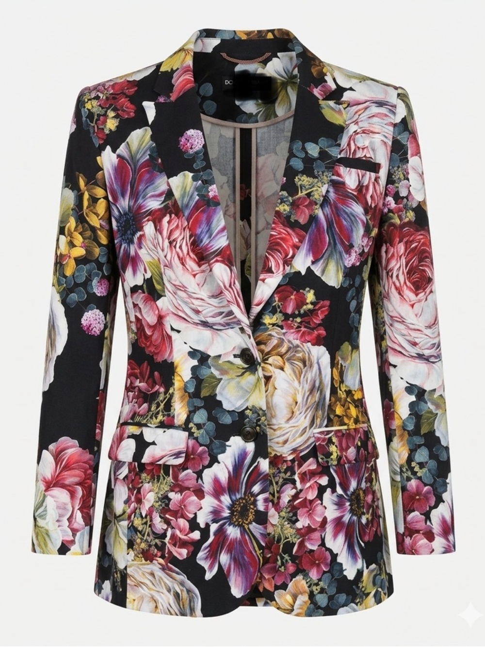 Floral Blazer EXPRESS Moody Romantic Maximalism Dark Academia Boho-chic M